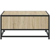 vidaXL Stolić za kavu boja hrasta sonome 60,5x60,5x30 cm drvo i metala | shoptok.hr