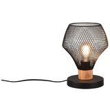 REALITY Črna namizna svetilka s kovinskim senčilom (višina 25 cm) Valeria – | Shoptok.si