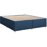 vidaXL Box spring postelja z vzmetnico modra 200x200 cm blago, (21308357) | Shoptok.si
