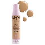 NYX Professional Makeup kremni korektor - Bare With Me Concealer Serum - Medium (BWMCCS07) Cene