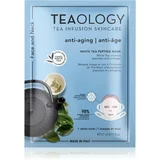 Teaology White Tea Peptide Mask maska iz platna za intenzivno gladitev in posvetlitev kože 21 ml