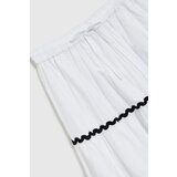 Marisse White Cotton Midi Skirt | ePonuda.com
