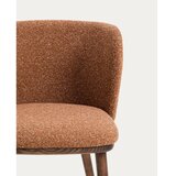 Kave Home Oblazinjen jedilni stol v barvi terakote Ciselia – | Shoptok.si
