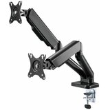 S Box namizni nosilec za 2x monitor LCD-S024-3 črn | Shoptok.si