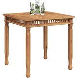  Vrtni blagovaonski stol 80 x 80 x 80 cm od masivne tikovine | shoptok.hr