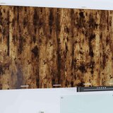 Viseći ormarić Riga Dimljeni hrast i bijela 50 x 31 x 100 cm Viseći ormarić Riga Dimljeni hrast i bijela 50 x 31 x 100 cm Slike