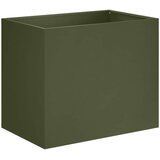  Vrtna saksija Maslinastozelena 50 x 40 x 50 cm Čelična vrata | shoptok.hr