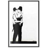  Plakat - The Policemen\'s Kiss 29.7x42 Crni okvir s margom | shoptok.hr