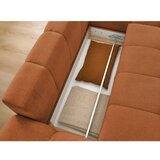 Bobochic Paris Sklopiva/s prostorom za odlaganje kutna garnitura od šenila boja terakote (s desnim kutom/s ležaljkom) Everest – | shoptok.hr