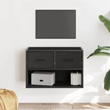  ormarić crni 60x31x39,5 cm konstruirano drvo i metal | shoptok.hr