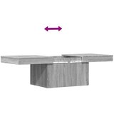  Stolić za kavu siva boja hrasta 100x55x40 cm konstruirano drvo | shoptok.hr
