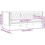  Set sofe 3 pcs Crna 194 x 74.5 x 70.5 cm Umjetna koža | shoptok.hr