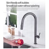 ELITE EDITION Kuhinjska armatura z izvlečno prho KF1210, krom ali črna | Shoptok.si