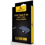 Gembird Cablexpert A-USB3C-HDMIVGA-01 USB graphics adapter Grey | shoptok.hr