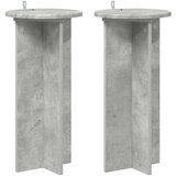  Stalak za biljke 2 pcs Betonska siva 29,5 x 29,5 x 60 cm | shoptok.hr