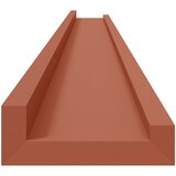  Polica na zidu 2 pcs Crvena 115 x 9 x 3 cm Konstruirano drvo | shoptok.hr