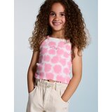 Reserved Pamučni top s vezom - pastelnoružičasto | shoptok.hr