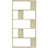 Ormarić Knjižna omara/paravan sonoma hrast 80x24x159 cm iverna plošča, (20622458) | Shoptok.si