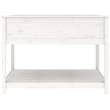  Sadilica s policom bijela 111,5x111,5x81 cm od masivne borovine | Eponuda.ba