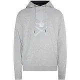 TUFFSKULL Sweater majica 'Corbridge' siva melange