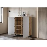 Livetastic Visoka Komoda Phuket 120, Bela, Barva Hrasta | Shoptok.si