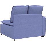  Modularni kauč s naslonom za ruke i jastucima, traperice plave boje, 100 cm | Eponuda.com