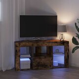  Kotni LED TV ormar 100 x 40 x 50 cm Dimljeni hrast | shoptok.hr