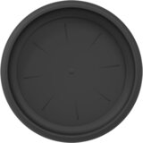  Kružni Pladanj za Cvijeće 24 pcs Crna Ø 17,5 x 2 cm Plastika | shoptok.hr