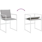  9-dijelni vrtni blagovaonski set s jastucima bijeli tekstilena | shoptok.hr