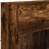 vidaXL Zidni TV ormarić s LED svjetlima boja hrasta 78 5x30x60 5 cm | shoptok.hr