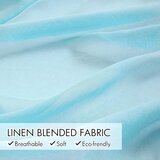 MIULEE polprosojne zavese z obročki – set 2, 140 × 145 cm | Shoptok.si