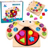  Wooden Ladybug Catching Game Educational Puzzle Ladybug Sorter Cijene