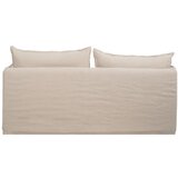 Ixia Kremno bela lanena sedežna garnitura 180 cm – | Shoptok.si
