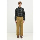 Fred Perry Srajce z dolgimi rokavi OXFORD TARTAN SHIRT Zelena | Shoptok.si