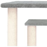  Grebalica za mačke s platformama svjetlosiva 50 cm | Eponuda.com