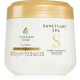 Sanctuary Spa Golden Sandalwood solni piling za telo 300 g