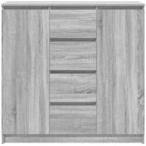  Komoda s ladicama siva sonoma 100,5x35x98,5cm konstruirano drvo | shoptok.hr