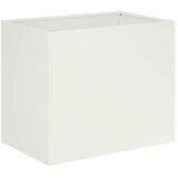  Vrtna saksija 2 kom. Bijela 50 x 40 x 50 cm Čelična vrata - Bijela 50 x 40 x 50 cm 2 | shoptok.hr