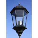  Vrtna stupna svjetiljka 230 cm tamnozelena/crna aluminijska | Eponuda.com