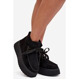Boto Women's Snow Boots On Platform With Fur Black Florivelle | Shoptok.si