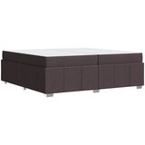  Krevetna konstrukcija Tamno smeđa 200 x 200 cm tkanina | shoptok.hr