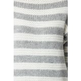 Trendyol Gray Color Blocked Crew Neck Knitwear Sweater | Shoptok.si