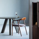 WOOOD Rjav jedilni stol z nasloni za roke iz masivne bukve Bran – | Shoptok.si