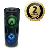 zvučnik 10W, FM, BT, TWS, USB, LED svjet, microSD, baterija, crni ABTS-530