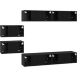 vidaXL Set TV komoda 6 pcs 80 x 30 x 30.5 cm S Konstruirano drvo | shoptok.hr