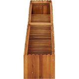  Povišena vrtna gredica 200 x 30 x 25 cm masivno drvo bagrema | shoptok.hr