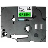 Brother Tze-721 združljiv laminirani trak - 9 mm X 8 metrov črno/zelen, (21404871) | Shoptok.si