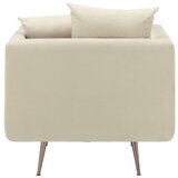 Bessagi Home počivalnik chesterfield luis, žamet, bež | Shoptok.si