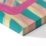  Slika - Pink Flamingo - Abstract Flamingo Against Palms and Ice Cubes 60x90 Premium Print | shoptok.hr