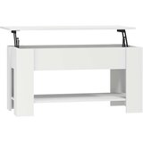  Stolić za kavu bijeli 101x49x52 cm od konstruiranog drva | shoptok.hr